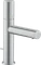 Hansgrohe Axor Uno Waschbeckenarmatur 110 mit Zerogriff und Zugstangen-Ablaufgarnitur brushed chrome Vorschaubild