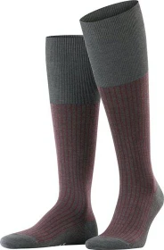 Falke Oxford Stripe Socken anthracite (Herren)