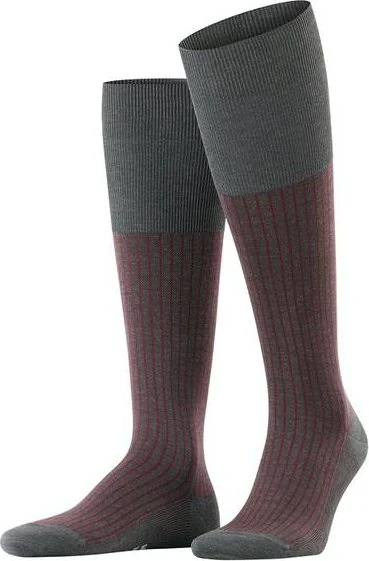 Falke Oxford Stripe Socken anthracite (Herren)