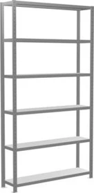 Schulte Lagertechnik Multiplus 250 Schwerlastregal 130x250x30cm verzinkt
