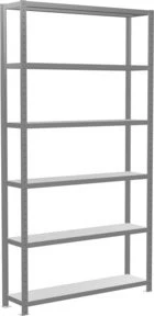 Schulte Lagertechnik Multiplus 250 Schwerlastregal 130x250x30cm verzinkt