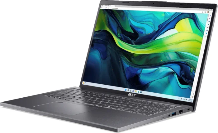 Acer Aspire 16 A16-71GM-73BH, Steel Gray, Core Ultra 7 155H, 16GB RAM, 1TB SSD, GeForce RTX 3050, DE