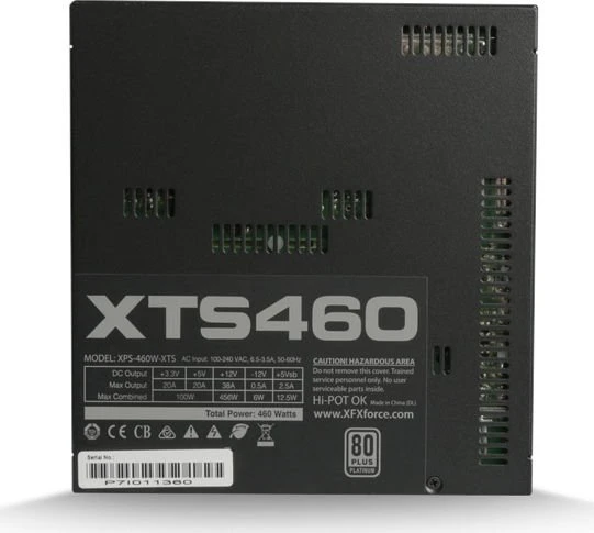 XFX XTS Series 460W, ATX 2.31