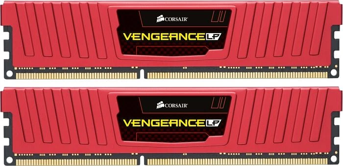 Corsair Vengeance LP rot UDIMM 16GB Kit, DDR3-1600, CL10-10-10-27