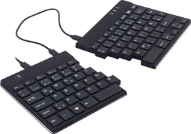 R-Go Ergo Split Ergonomic Keyboard, USB, DE (RGOSP-DEWIBL)