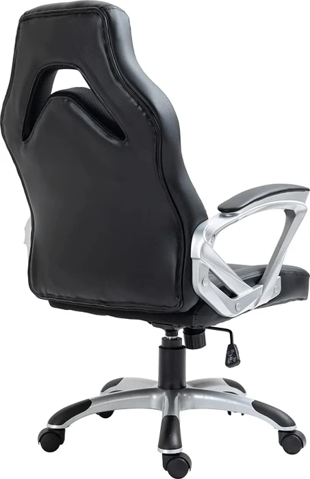 CLP Foxton Kunstleder Gamingstuhl, schwarz