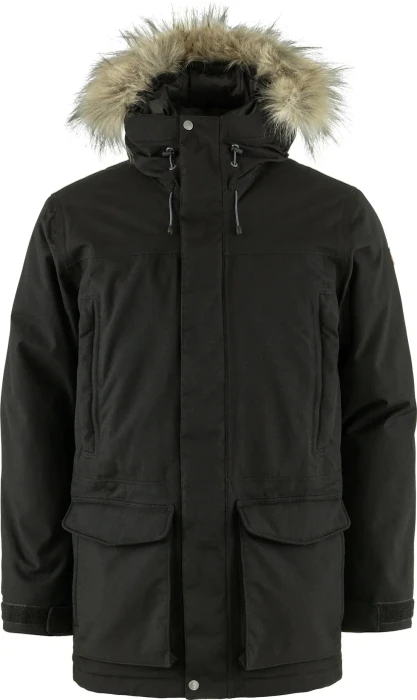 Fjällräven Nuuk Lite Funktionsmantel schwarz (Herren)