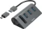 Hama USB-Hub mit Kartenleser, USB-A/USB-C 3.0 [Stecker] Vorschaubild