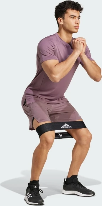 adidas Designed for Training HIIT Workout Heat.RDY Funktionsshirt kurzarm shadow fig (Herren)