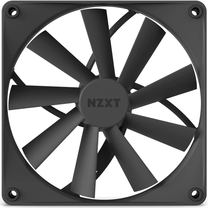 NZXT F Series F140Q (2022), Matte Black, schwarz, 140mm