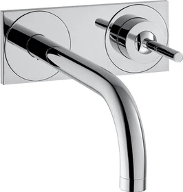 Hansgrohe Axor Uno Waschbeckenarmatur mit Platte 165mm chrom
