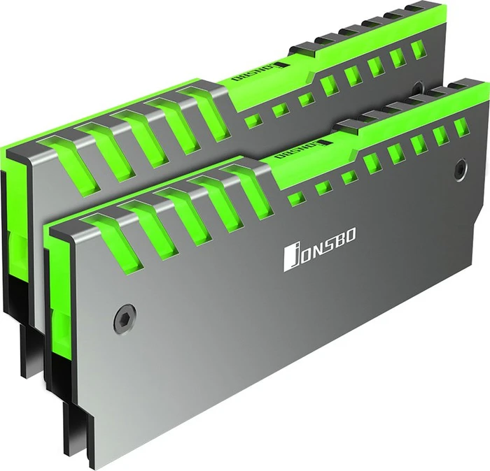 Jonsbo NC-2 RGB silber, RAM-Kühler, 2er-Pack
