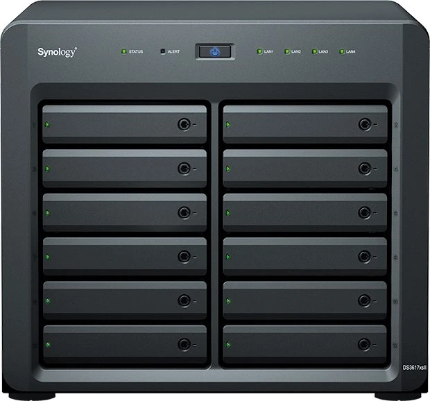 Synology DiskStation DS3617xsII, 16GB RAM ECC, 4x RJ-45 1000Base-T, 2x USB-A 3.0