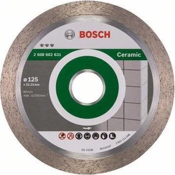 Bosch Professional Best for Ceramic Diamanttrennscheibe, 125x1.8x22.23mm, 1 Stück