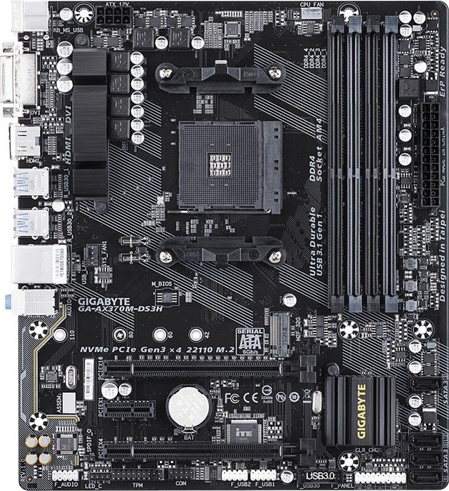 GIGABYTE GA-AX370M-DS3H (AMD AM4)
