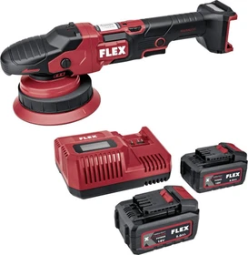Flex XFE 15 150 18-EC Set Akku-Exzenterpolierer inkl. 2 Akkus 5.0Ah