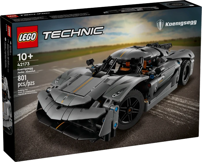 LEGO Technic - Koenigsegg Jesko Absolut Supersportwagen in grau
