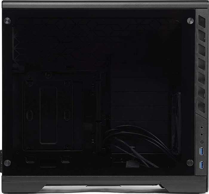 MetallicGear / MagniumGear Neo Mini schwarz, Glasfenster, Mini-ITX