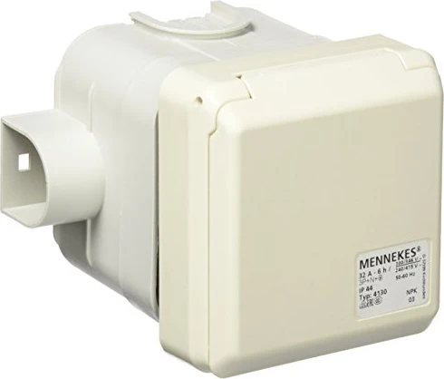 Mennekes CEE Wandsteckdose Cepex 32A 5p 400V 6h IP44