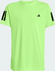 adidas Club Tennis 3-Streifen Funktionsshirt kurzarm lucid lemon (Junior)