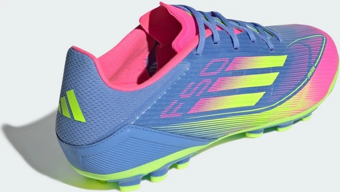 adidas F50 League AG blue fusion/lucid lemon/lucid pink