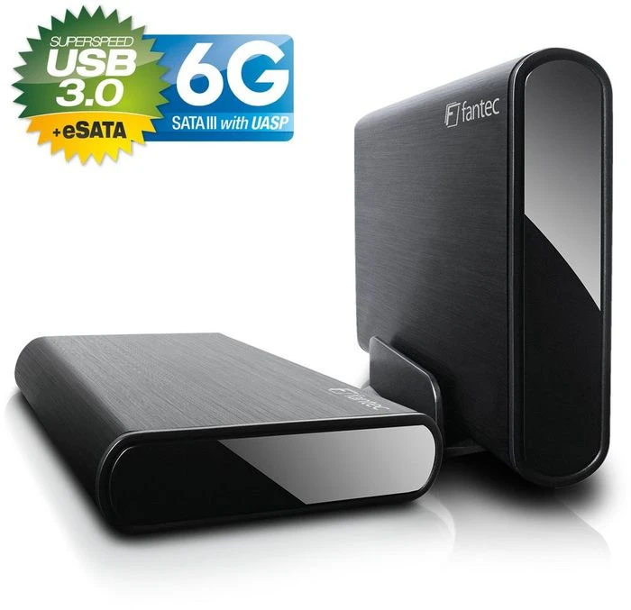 Fantec DB-ALU3e-6G schwarz, USB-B 3.0/eSATA