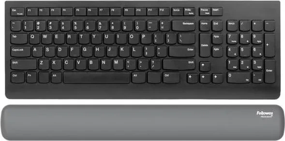 Fellowes Breyta Keyboard Wrist Rest, Handballenauflage (Tastatur), grau