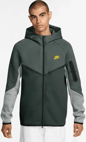 Nike Tech Fleece Windrunner Hoodie camo green/black spruce/light smoke grey/chrome yellow (Herren)