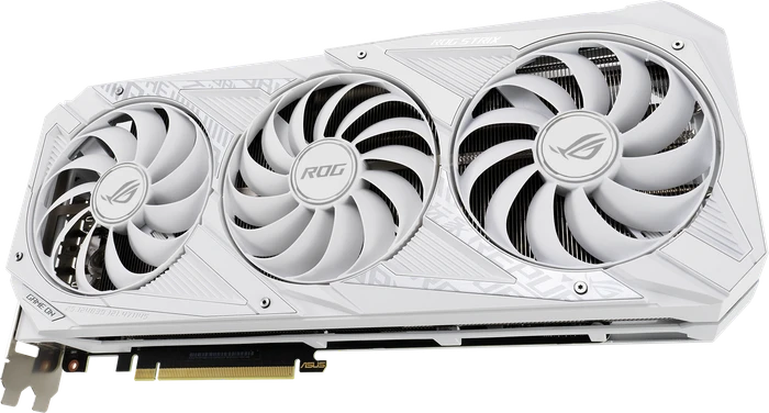 ASUS ROG Strix GeForce RTX 3070 V2 White (LHR), ROG-STRIX-RTX3070-8G-WHITE-V2, 8GB GDDR6, 2x HDMI, 3x DP