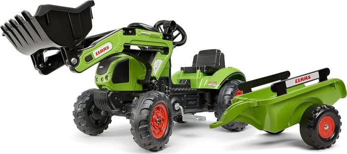 Falk-Toys Claas Baggerlader mit Anhänger (2040AM)