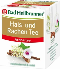Bad Heilbrunner Hals- und Rachen Tee Beutel, 8 Stück