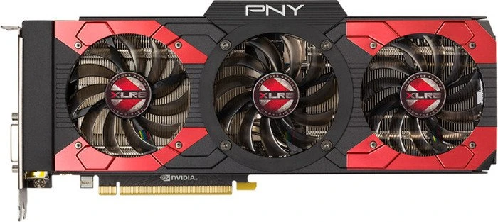 PNY GeForce GTX 1080 XLR8 OC Gaming, 8GB GDDR5X, DVI, HDMI, 3x DP