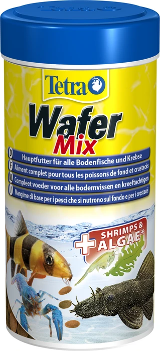 Tetra Wafer Mix Hauptfutter für Bodenfische und Krebse, 119g, 250ml