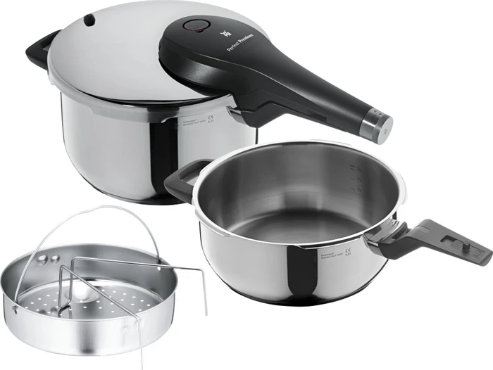WMF Perfect Premium One Pot Schnellkochtopf-Set, 3-tlg.