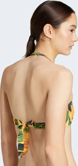 adidas x FARM Rio Neckholder Bikini-Set semi spark/pulse lime (Damen)