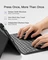 Inateck Abnehmbare Tastatur für iPad Air 4/iPad Air 5/iPad Air 6/iPad Pro 11", schwarz, UK Vorschaubild