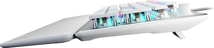 Roccat Vulcan II, LEDs RGB, weiß/silber, TITAN II BROWN, USB, DE
