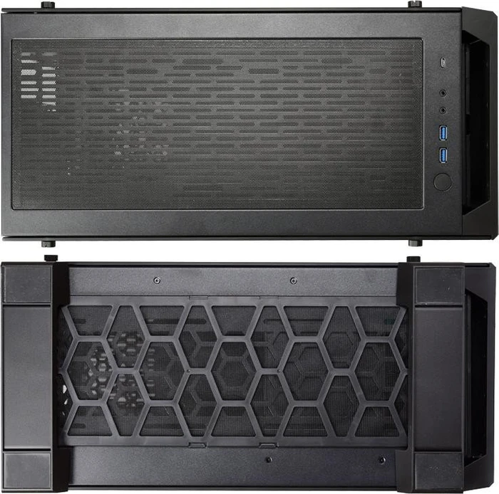Lian Li Alpha 330X schwarz, Glasfenster