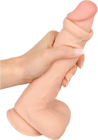 Nature Skin Dildo With Movable Skin 24.7cm