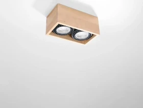 Sollux Quatro Spot 2-flammig holz