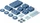 Modu Dreamer-Set deep blue/sky blue, 34-tlg.