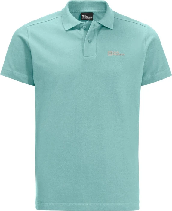 Jack Wolfskin Essential Poloshirt kurzarm soft jade (Herren)
