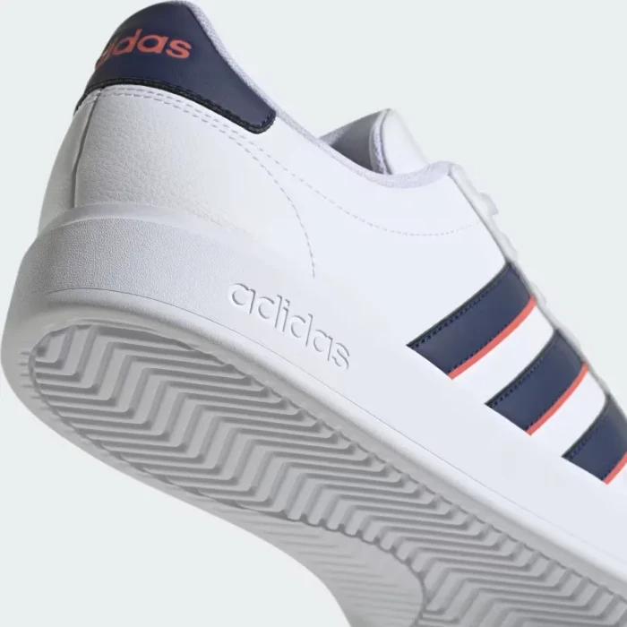 adidas Grand Court 2.0 cloud white/dark blue/preloved scarlet