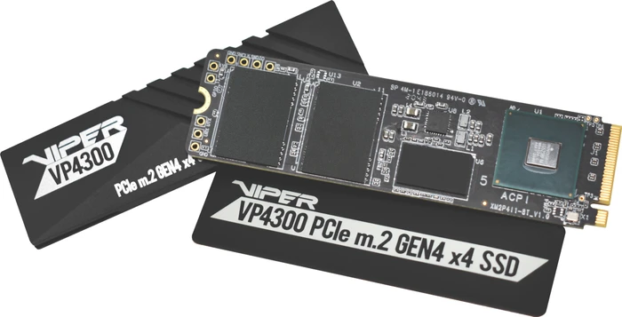 Patriot Viper VP4300 2TB, M.2 2280 / M-Key / PCIe 4.0 x4, Kühlkörper