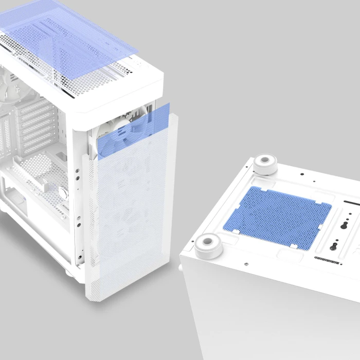 Zalman i4 TG White, Glasfenster