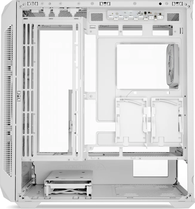 Sharkoon AK5M RGB White, Glasfenster