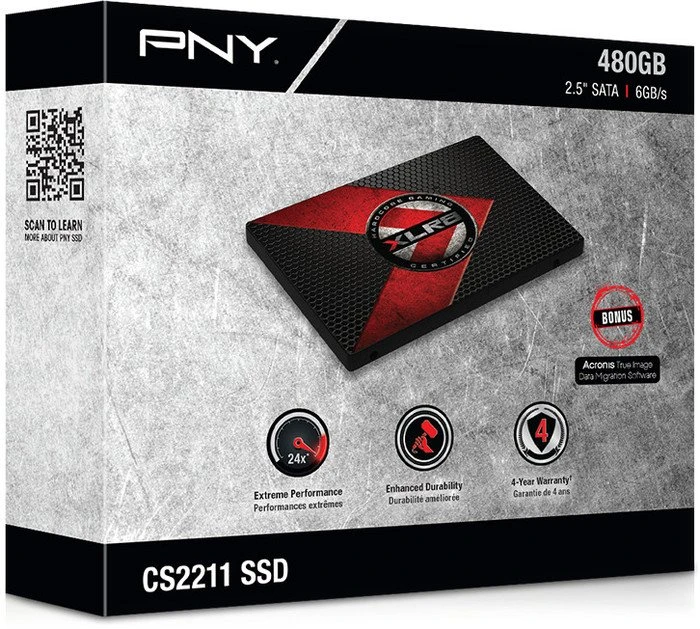 PNY CS2211 240GB, 2.5" / SATA 6Gb/s