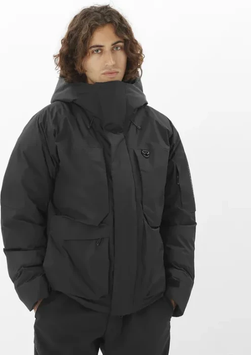 Salomon Outlife Waterproof Down Funktionsjacke deep black (Damen)