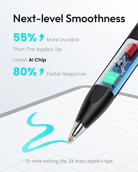 Metapen Air 8 iPad Pencil schwarz