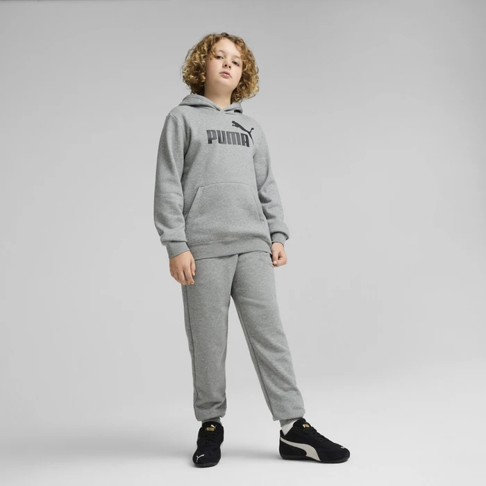 Puma ESS No. 1 Logo Fleece Hoodie medium gray heather (Junior)